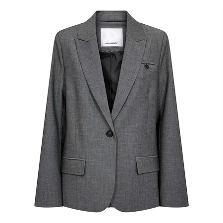 Co'Couture JackyCC Fitted Blazer Mid Grey