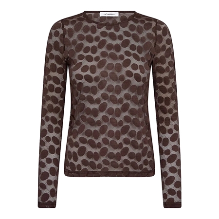 Co'Couture PenolaCC O-Neck Blouse Brown