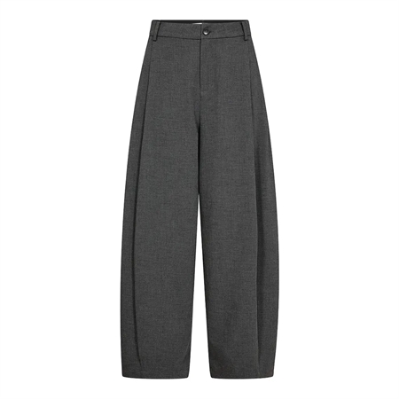 Co'Couture PriscillaCC Pleat Barrel Pant Mid Grey