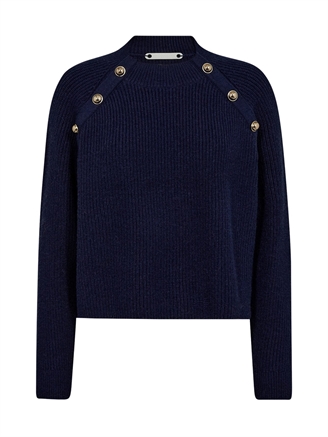 Co'Couture RowCC Officer Rib Knit Navy