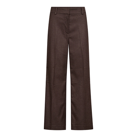 Co'Couture SinaCC Pin Wide Pant Dark Brown