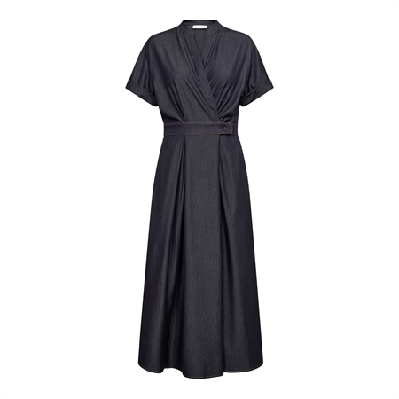 Co'Couture TerryCC Wrap SS Dress i farven Navy hos MAAK Shop