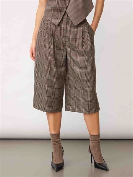 Co'Couture VeyaCC Check Bermuda Brown