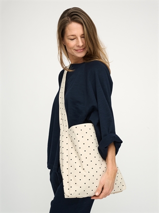 Moshi Moshi Mind Dotted Cross Body Bag ecru/black dots