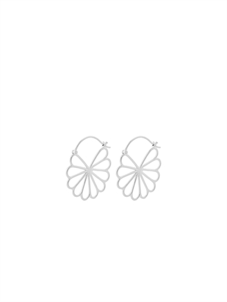 Pernille Corydon Large Bellis Earrings size 30 mm Silver