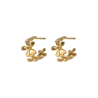 Pernille Corydon Wild Poppy Hoops 10 mm Guld