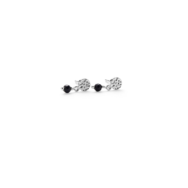 Pernille Corydon Black Nature Earsticks Silver