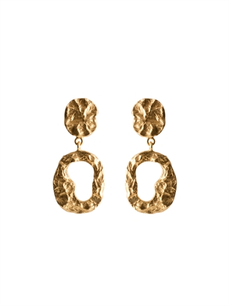 Pernille Corydon Cloud Earrings Length 27 mm Guld