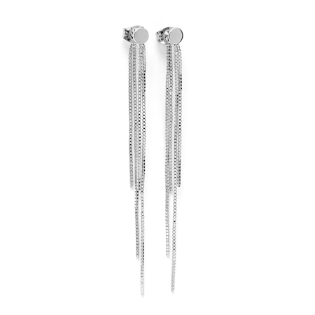 Pernille Corydon Airy Earrings 80 mm Silver