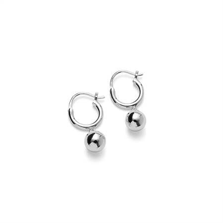 Pernille Corydon Elements Earrings 25 mm Silver