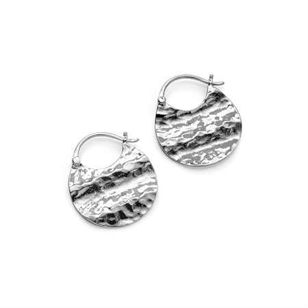 Pernille Corydon Halo Earrings 22 mm Silver