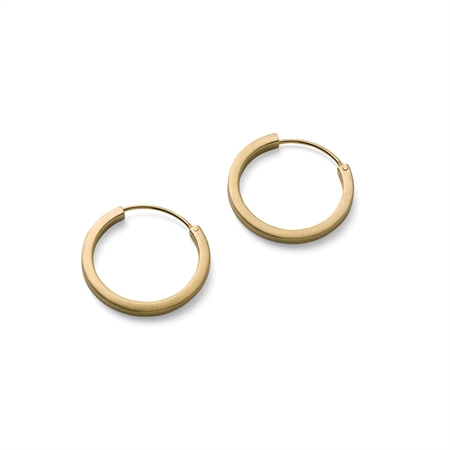 Pernille Corydon Small Circle Line Hoops 30 mm Guld