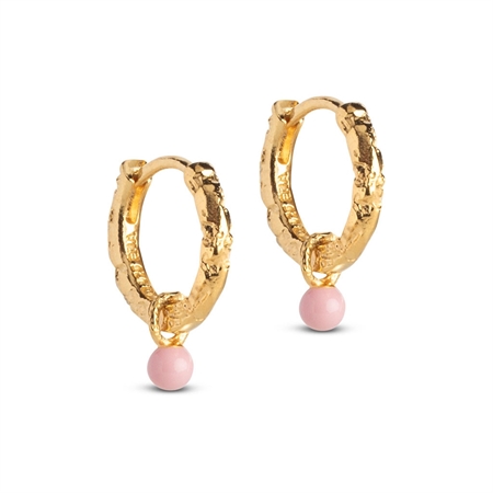 Enamel Copenhagen Belle Hoops Light Pink