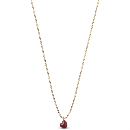Enamel Copenhagen Grand Amore Necklace Bordeaux