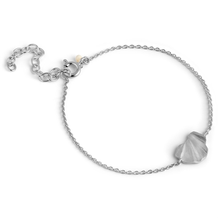 Enamel Copenhagen Wave Bracelet Silver forsølvet armbånd med skulpturel Wave detalje