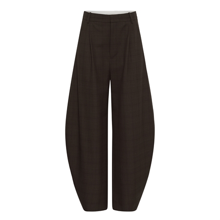Gestuz GZlavana HW pants brown check