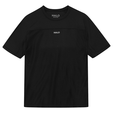 Sort åndbar HALO Active Tech SS trænings-t-shirt i genanvendte materialer