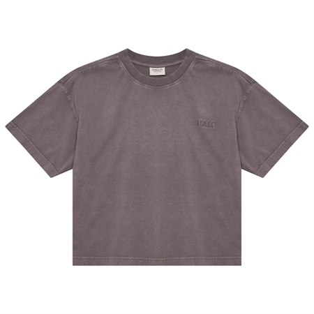HALO Women Logo T-Shirt Sparrow i kraftig økologisk bomuld med broderet logo på brystet