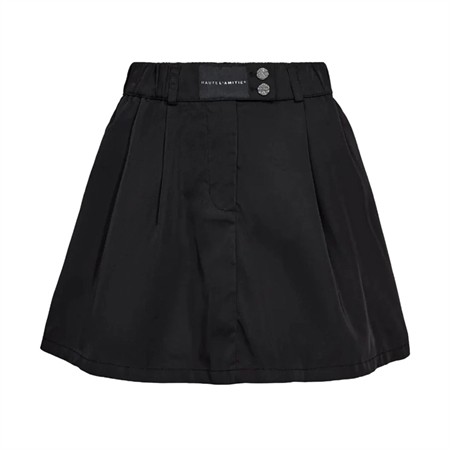 Sort HAUTE L’AMITIÉ Bailey Cargo midi-nederdel med store sidelommer og bæltestropper