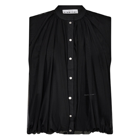 Haute L'Amitié Ballet Logo Tech Vest Black
