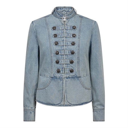 Haute L'Amitié Bleached Denim Uniform Jacket 