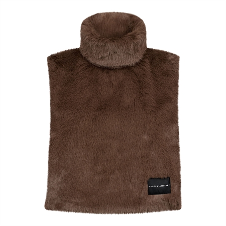 Haute L'Amitié Fur Neck Warmer Mud Brown