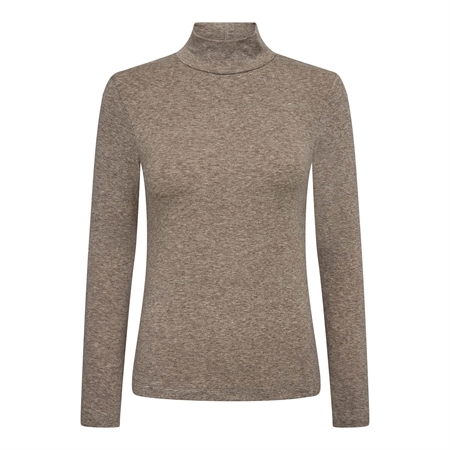 Haute L'Amitié Lux Turtle Ls Tee Walnut Melange