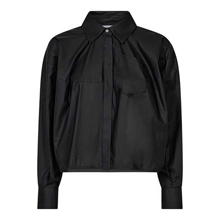 Haute L'Amitié Sophie Din Coated Shirt Black
