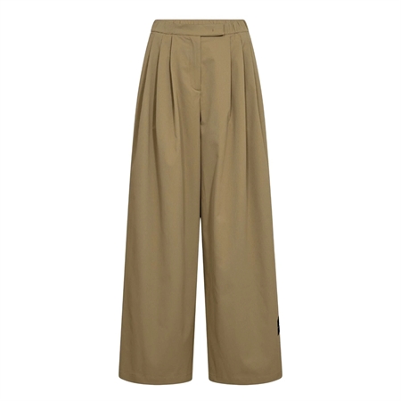 Khakifarvede HAUTE L’AMITIÉ Tech Tailor bukser i 100% polyester med skræddersyet pasform