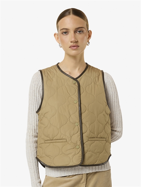 HUNTER Bonny Quilted Vest Kelp