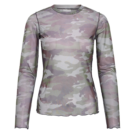 Ichi IhCarmocamesh LS Olive Brance Camo