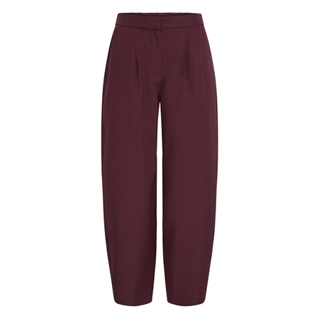 Ichi IHFava Barrel Pants Port Royale Melange med moderne barrel fit