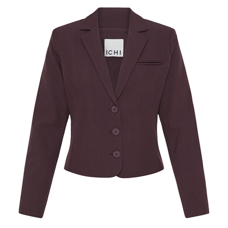 Ichi IhFava Short Blazer Fudge Melange