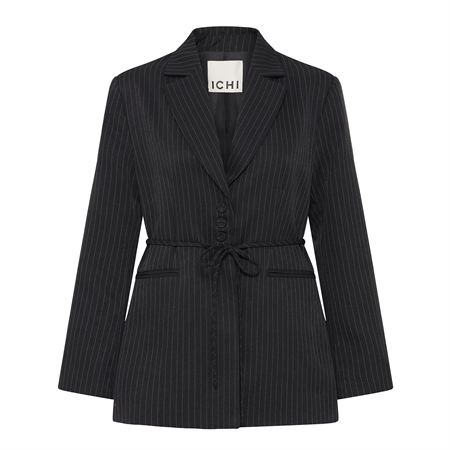 Ichi IhIlyana Blazer Black/Birch Pinstripe