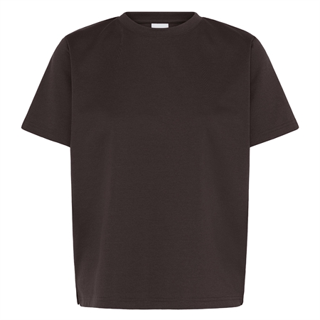 Ichi IhKate Trend SS Tee Chocolate Torte 20122223 brun kortærmet t-shirt til kvinder fra MAAK Shop