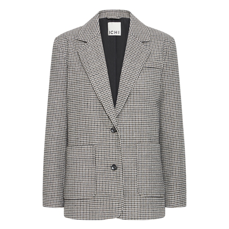 Ichi IhLubana Blazer Grey Check