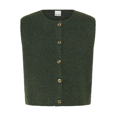 Ichi IhPanora Waistcoat Rosin Melange