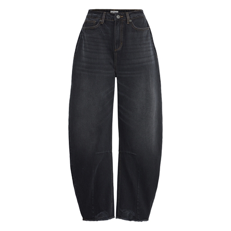Ichi IhPedra Barrel Pant Washed Black