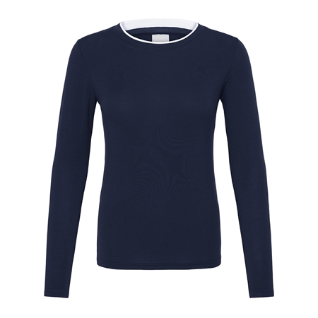 Ichi IhPhiluca LS Tee Maritime Blue