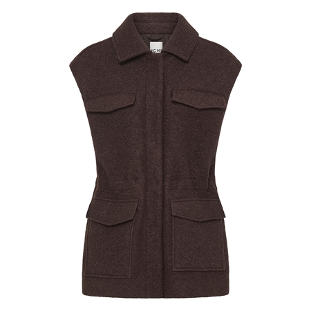 Ichi IhStipa Waistcoat Mole 