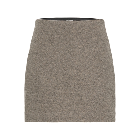 Ichi IhWolca Skirt Greige Melange