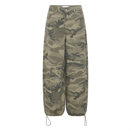 Ichi IhxCarmoca Pants Camo Green