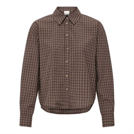 Ichi IhxNimi Shirt Chicory Coffee