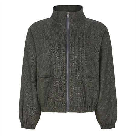 Lollys Laundry MaeLL Jacket Dark Mokka kort jakke i uldblanding