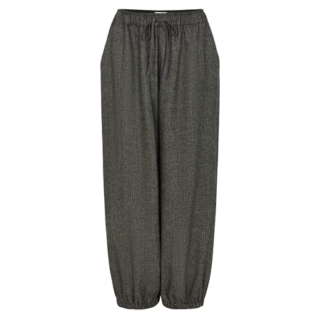 Lollys Laundry PiperLL Pants Dark Mokka bukser i uldblanding