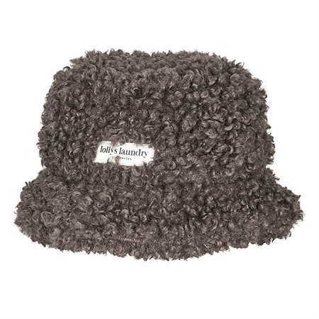 Lollys Laundry WillowLL Bucket Hat Dark Mokka fluffy brun bucket hat