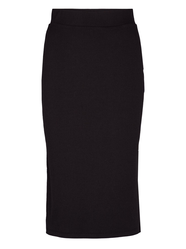 Basic Apparel Ludmilla Long Skirt Black