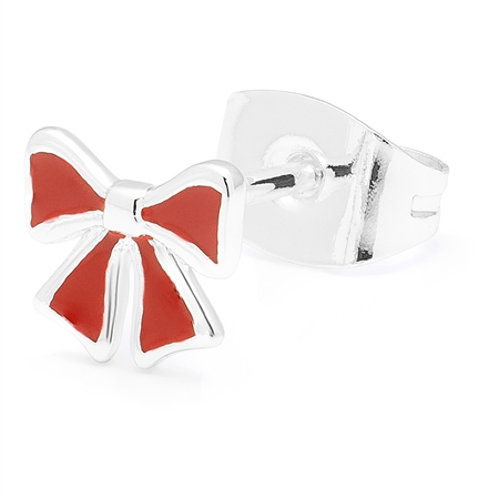 Lulu Copenhagen Bow earring 1 pcs Silver