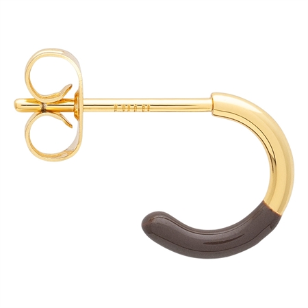 Lulu Copenhagen Color Hoop Half Dip 1 pcs Guld Cocoa Powder