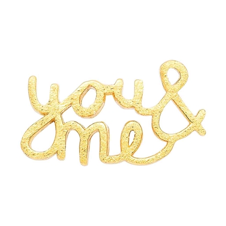 LULU Copenhagen You&Me ørering i 18 kt. forgyldt sterling sølv